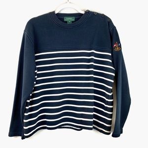 Vintage Ralph Lauren Nautical Pullover Sweater M